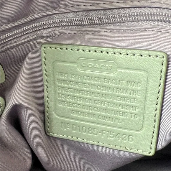 Coach Silver Signature Tote Bag - Picture 6 of 12